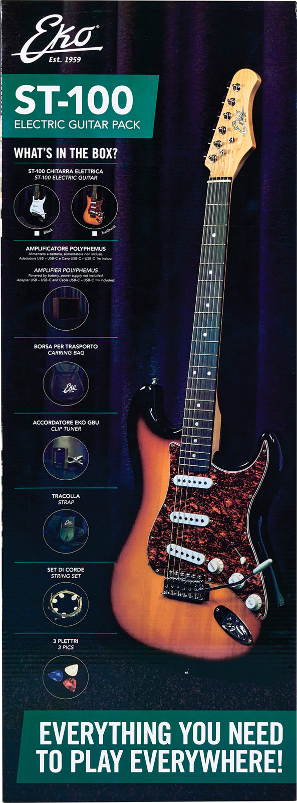Pack ST 100 Sunburst