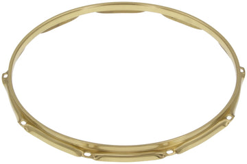 HB25-14-10BR - 14" Drumhoepel 10 Gaten Messing Super Triple Flange 2.5mm