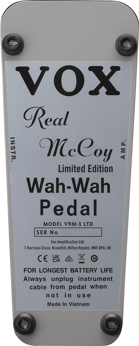 Real McCoy Wah Gelimiteerde Editie Chroom