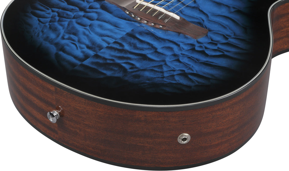AEWC16QATLH Transparante blauwe sunburst
