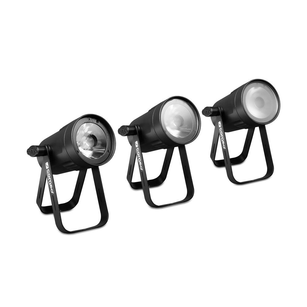 Q-spot 15 RGBW - Spot Compact LED RGBW 15 W Coffret Noir