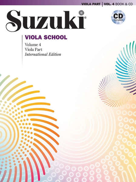 Alfred Publishing Suzuki Viola School Vol.4 +CD