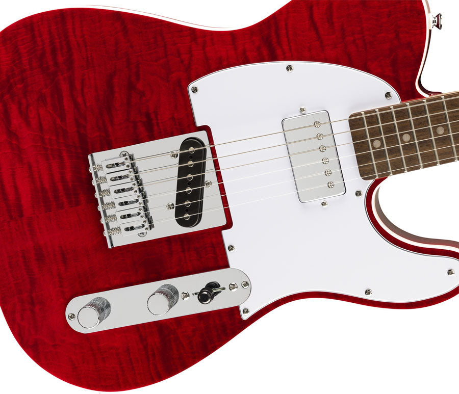 Telecaster Affinity Fmt Sh Lrl Transparant karmozijnrood