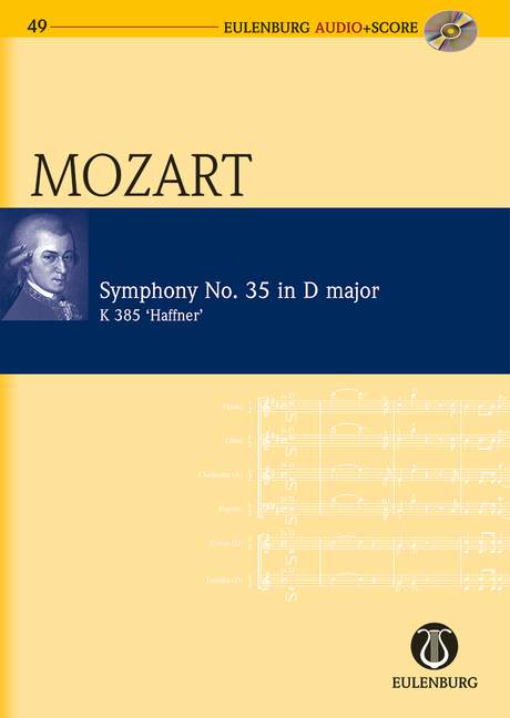 Mozart W.a. - Symphony N°35 In D Major + CD - Studiepartituur