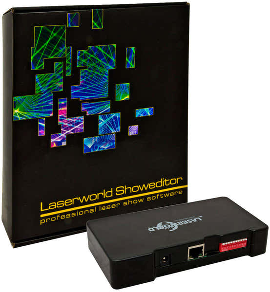 Laserworld ShowNET + ShowEDITOR Interface