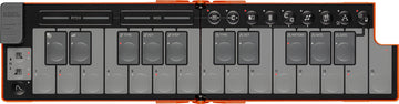 NanoKey Fold Lava Orange
