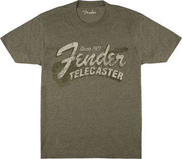 "M" Since 1951 Telecaster T-Shirt Military Heather Green