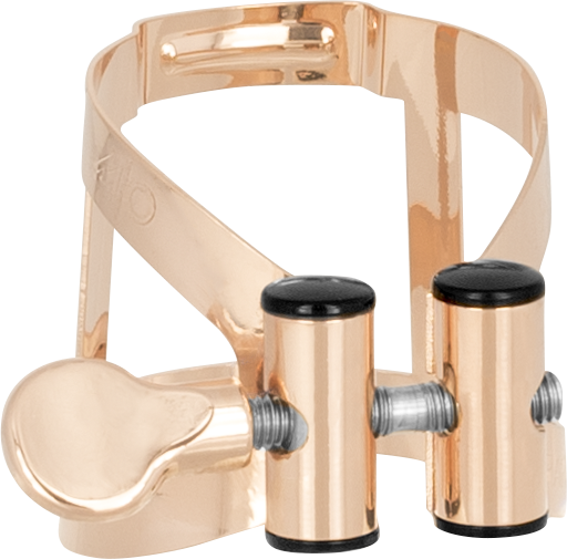 Ligature M/o Sib Plaquée Or Rose + Couvre-bec