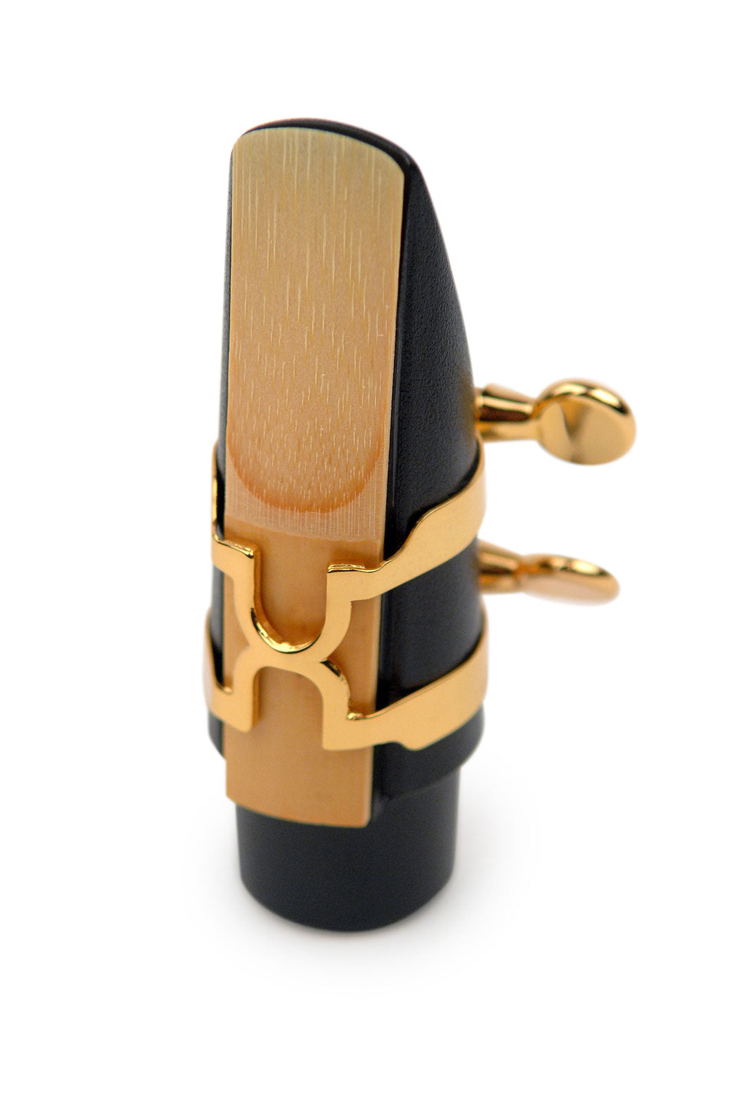 Ligature H et Couvre-bec Saxophone Soprano Doré