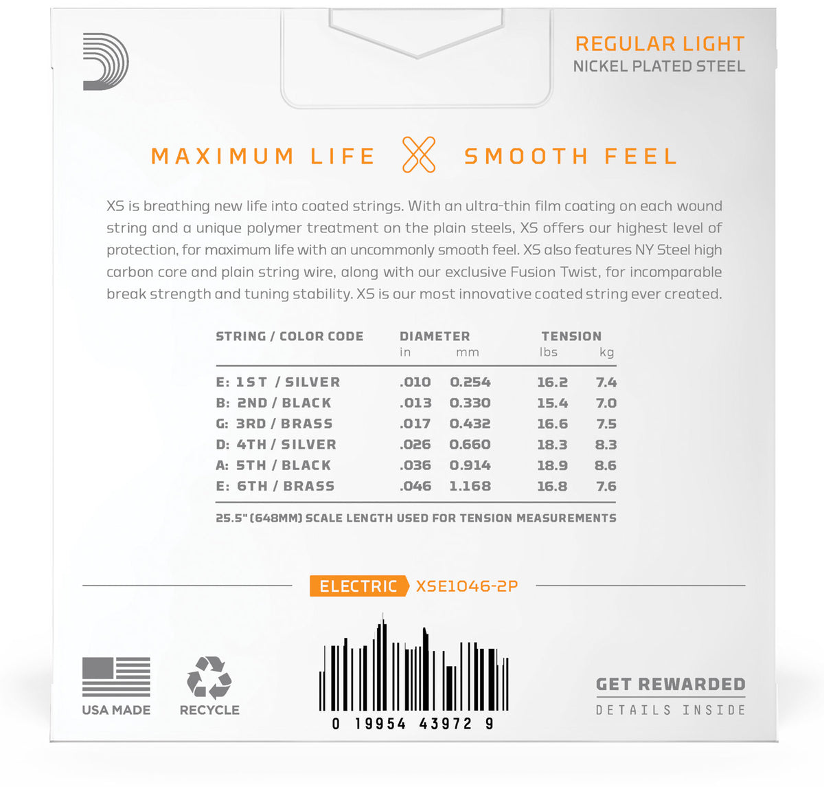 10-46 Regular Light Coated 2-Pack