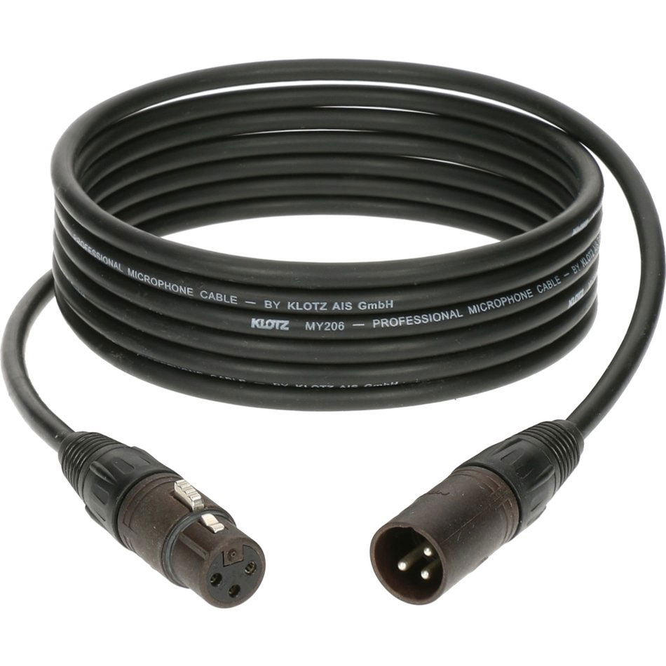 Klotz Cable Micro XLR 10 M Male Femelle Neutrik Bronze