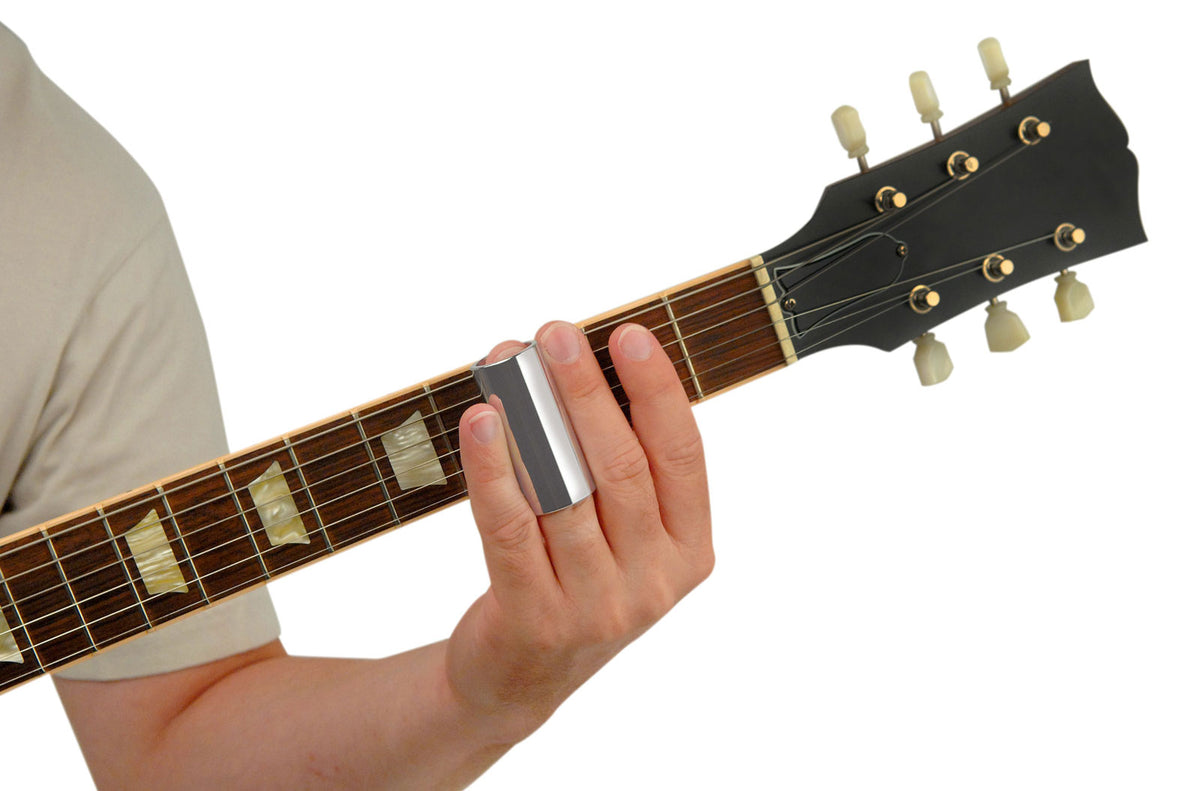 Gitaar-slide van verchroomd messing Small