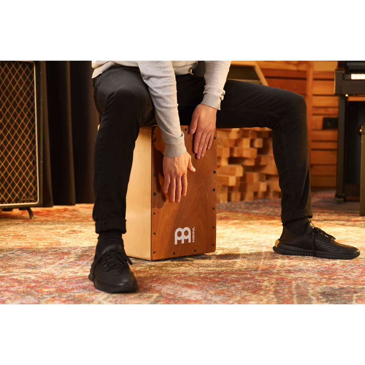 SC80AB - 11.75X18 Snarecraft Cajon Almond Birch Frontplate