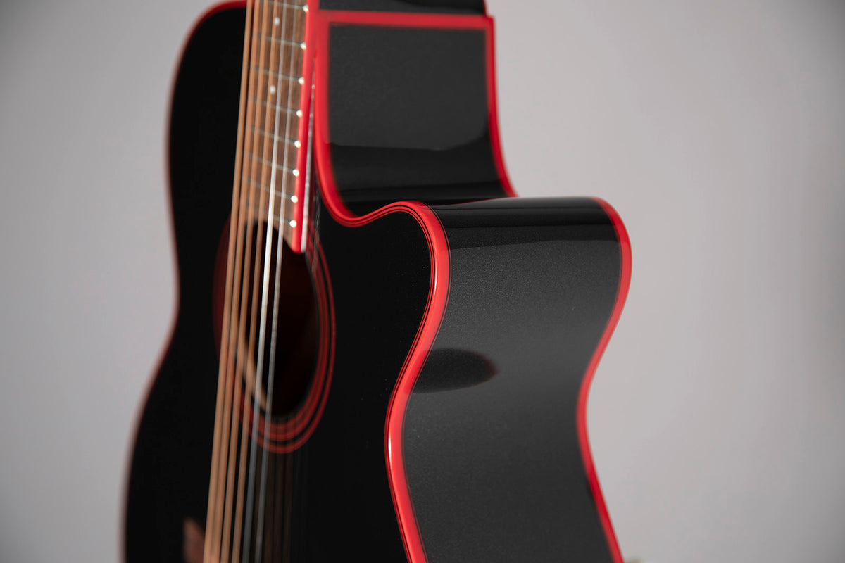 GF49CE FX Cutaway Cosmic Black Sparkle