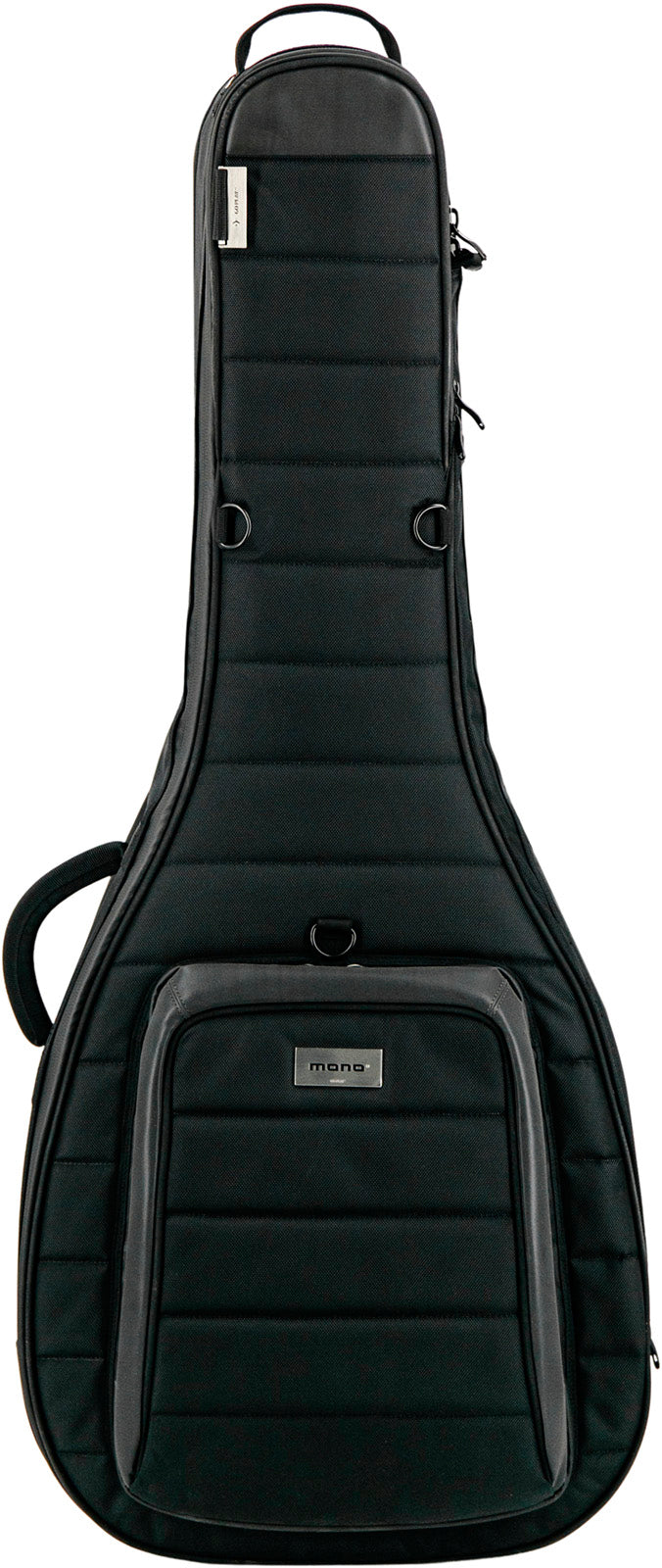2 Electric & Acoustic Guitars (With Wheels) - Black