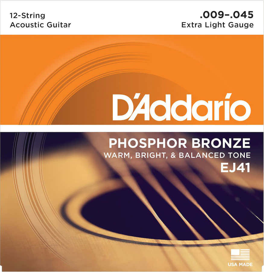 EJ41 Phosphor Bronze 12C Extra Light 9-45