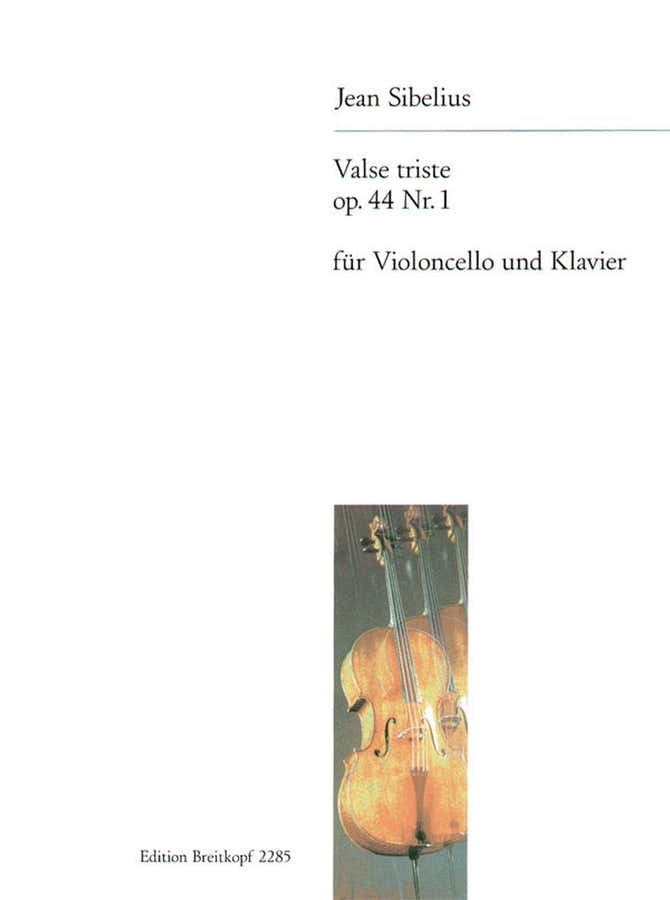 Sibelius J. - Valse Triste uit Op. 44 - Cello en piano