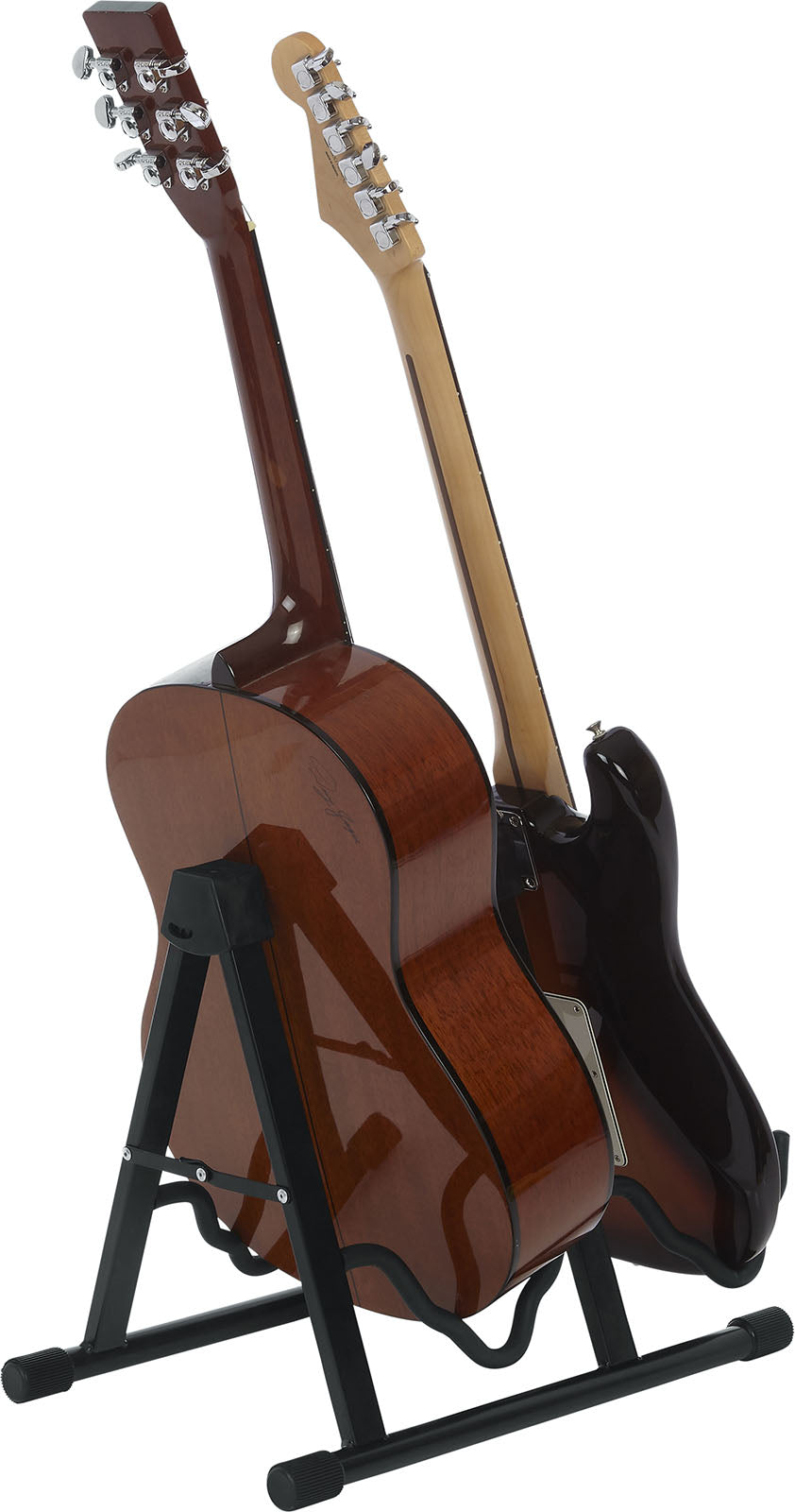 Stand Double En A Guitare Acoustique Et Électrique