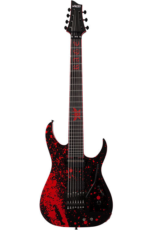 Sullivan King Banshee-6 Floyd Rose Micro Sustainiac Obsidian Blood