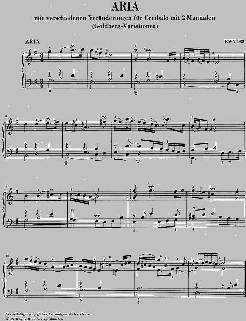 Bach J.S. - Goldberg Variations BWV 988