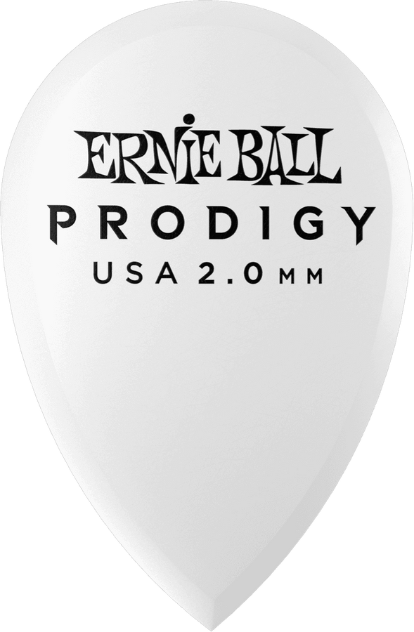 Médiators Prodigy Sachet de 6 Blanc Larme 2MM