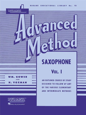 Gower & Voxman - Rubank Advanced Method - Saxophone Vol.1