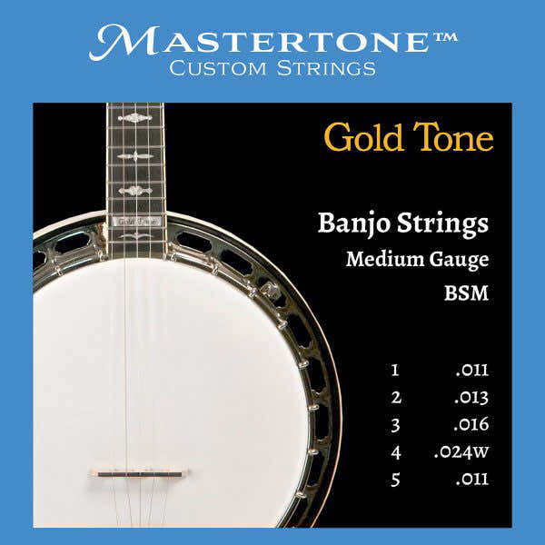 Gold Tone Cordes Tirant Normal pour Banjo