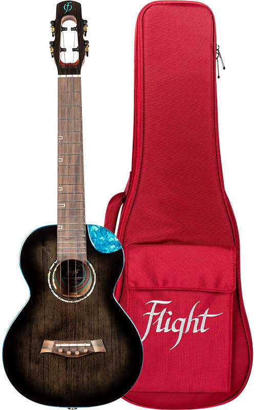 Nighthawk Tenor Electro Ukulele - Black Stain