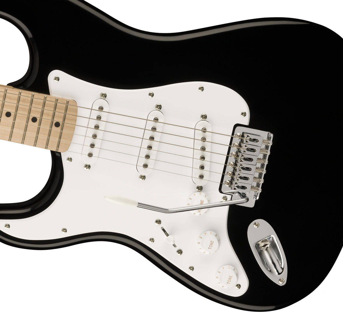 Stratocaster Lh Sonic Mn Black