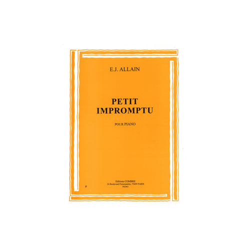 Combre Allain - Petit Impromptu - Piano