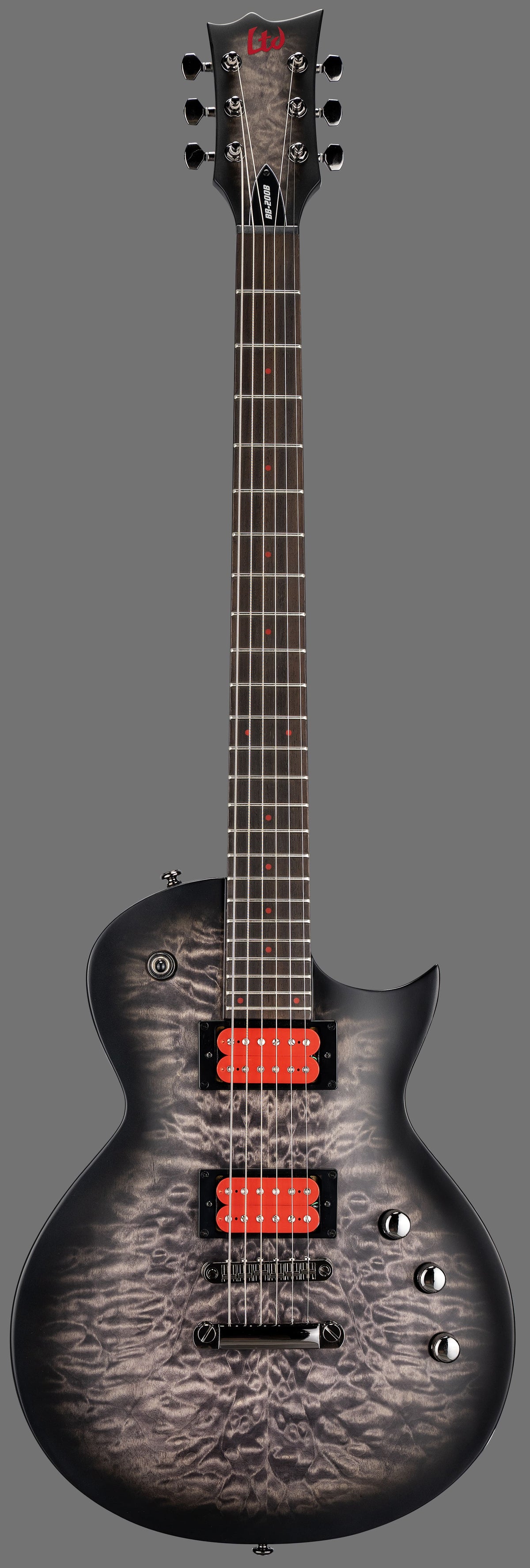 BB-200 Baritone Signature Ben Burnley QM See Thru Black Sunburst Satin