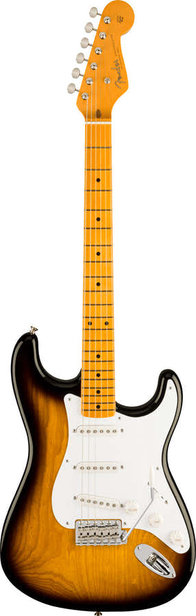 Stratocaster 1954 American Vintage II MN LTD 70th Anni 2-kleuren-Sunburst