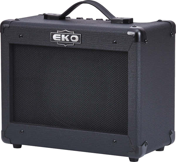Eko G-BS15 Stealth Black - combo guitare 15W - 2 canaux