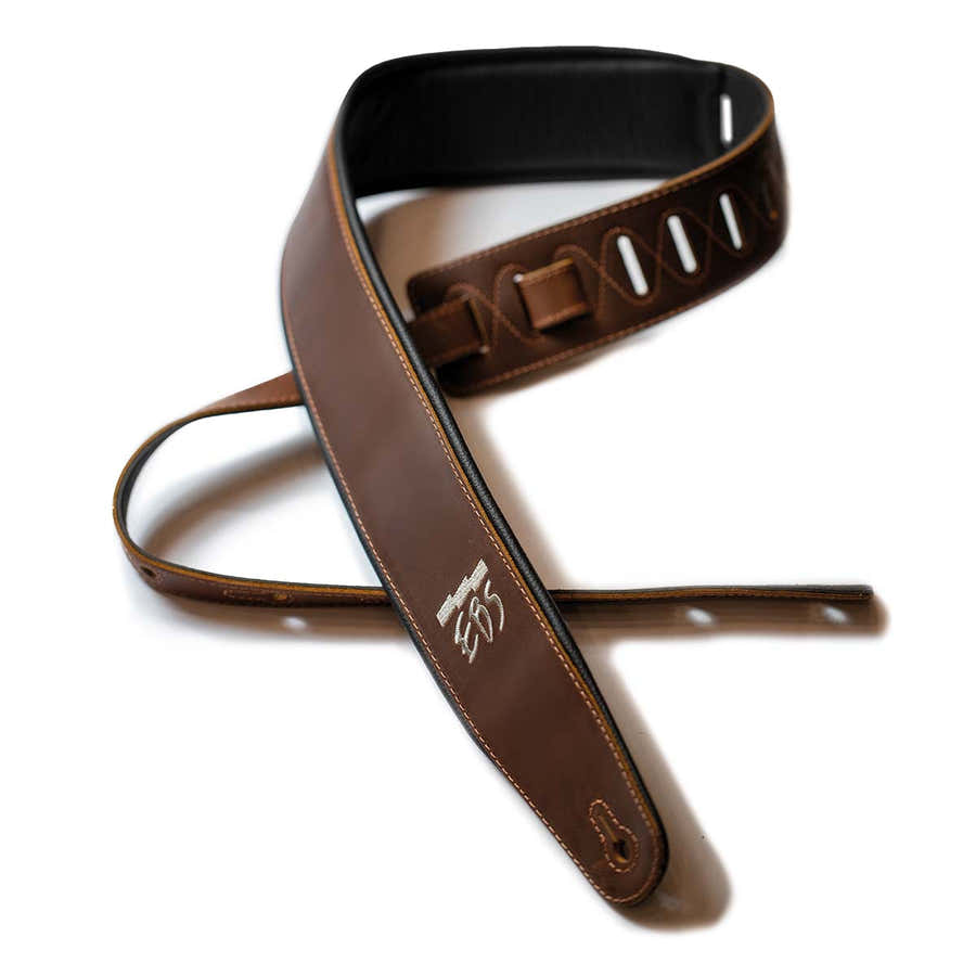 Sangle Cuir Smooth Bourbon Brown