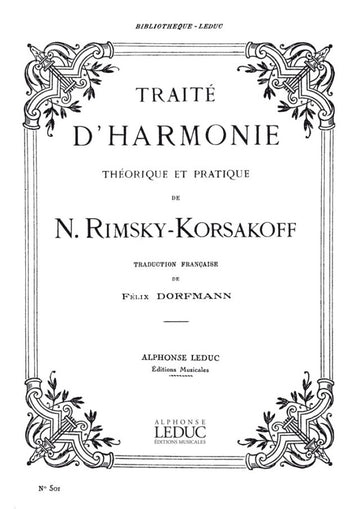 RIMSKY-korsakov N. - Traite D'harmonie Theorique et Pratique