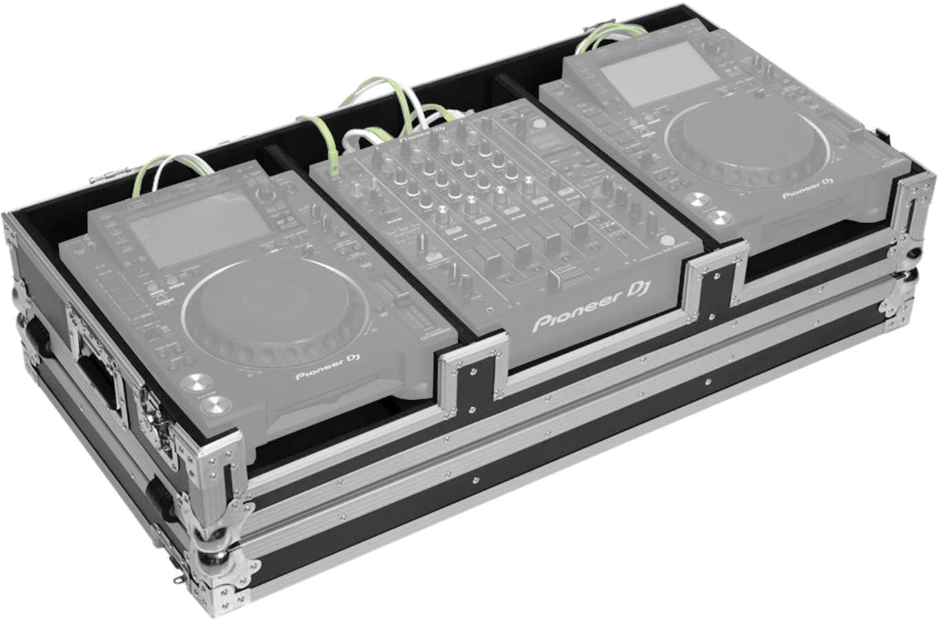 Flight DJ-console CDJ-2000NXS2 / DJM-900 Zilver