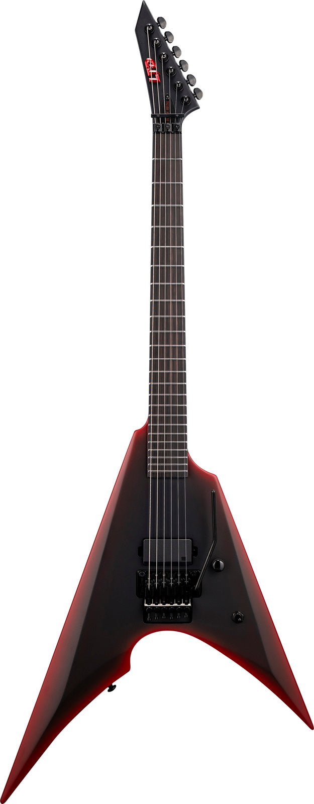 Arrow Black Metal Black Red Burst Satin