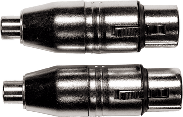 Adaptateur RCA Fem. XLR Fem. - Lot de 2
