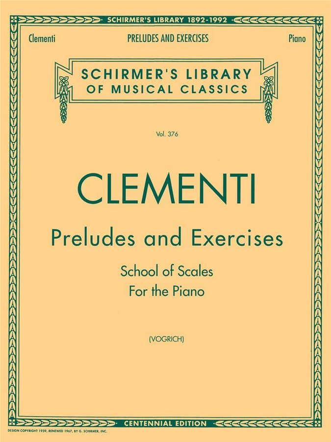 Clementi Muzio - Preludes en oefeningen School voor toonladders voor piano