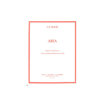Bach - Aria Extr. De La Suite En Ré - Clarinette et Piano