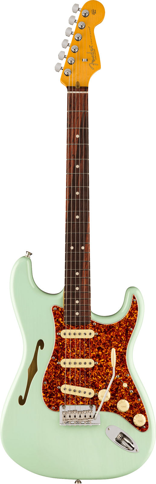 Stratocaster American Professional II RW Transparent Surf Green