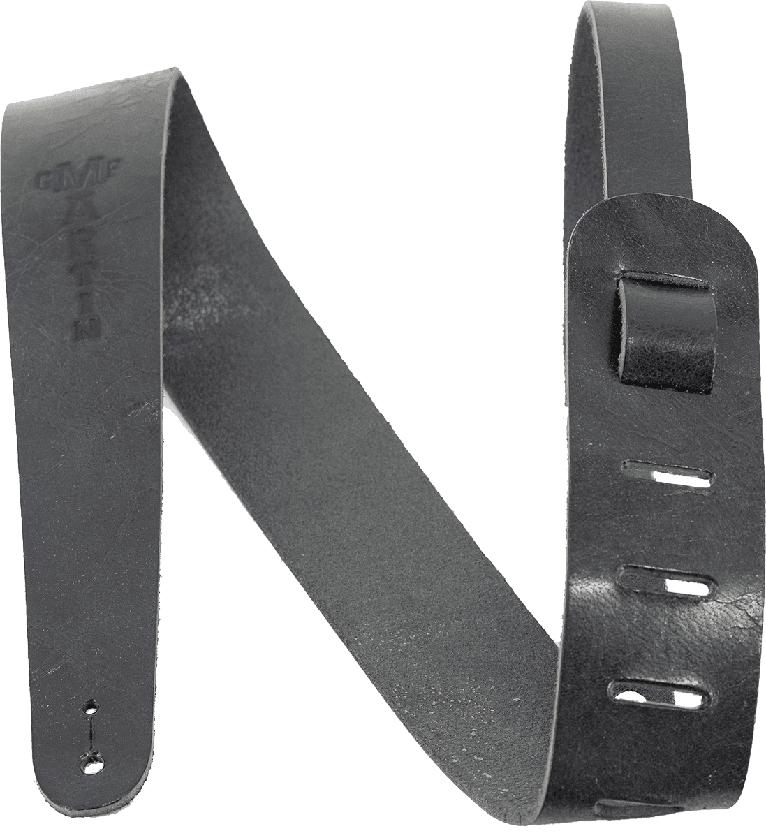 VINTAGE LEATHER STRAP BLACK (WIDTH 5 CM)