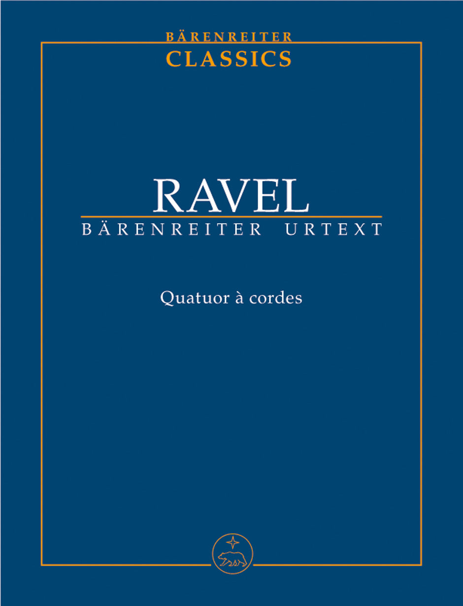 Ravel Maurice - Quatuor A Cordes - Score