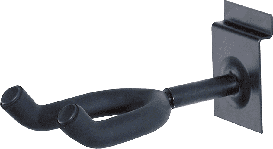 Quiklok SBG4 Support Guitare Court pour Slatwall Noir