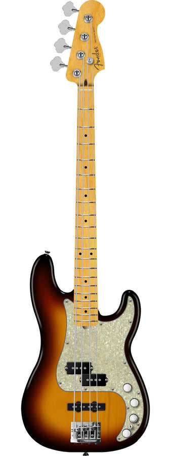 Precision Bass Active Player II Modified MN 3-tone Sunburst