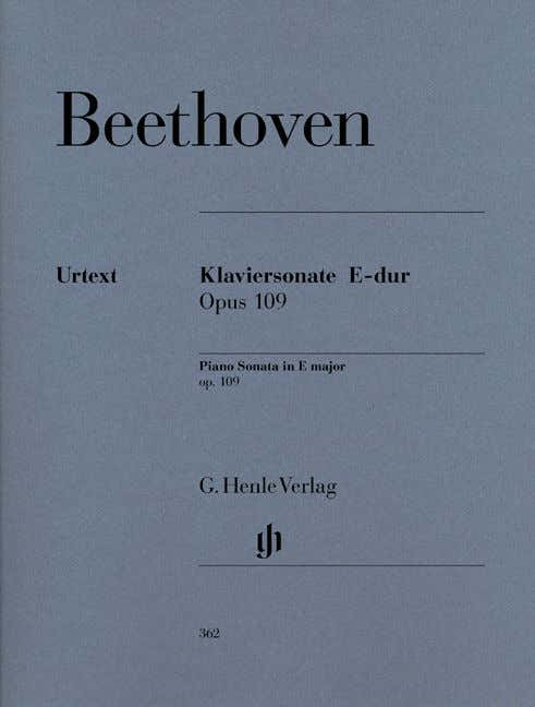 Beethoven L.V. - Piano Sonata No. 30 E Major Op. 109