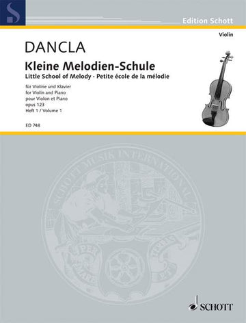 Dancla Charles - Little School Of Melody Op. 123 Band 1 - Violin And Piano