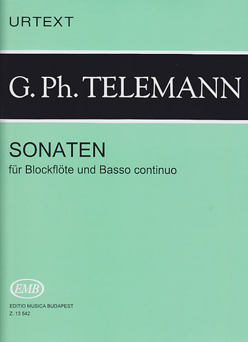 TELEMANN SONATEN FüR BLOCKFLöTE UND BASSO CONTINUO