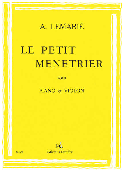 Lemarie Amedee - Le Petit Menetrier - Violon et Piano
