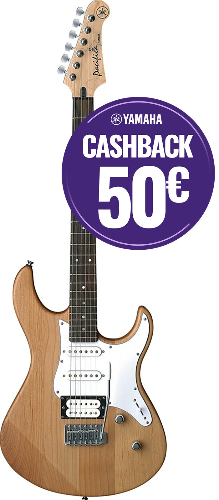 Yamaha Pacifica Pa112V Yellow Natural Satin